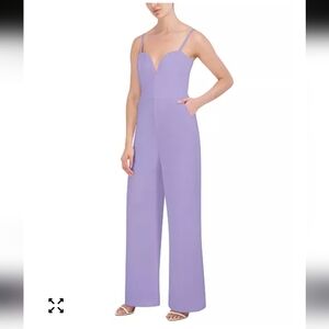 BCBG New York Sweetheart Neckline Lavender Pantsyit NWT Size 4 $148